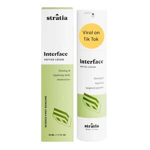 Stratia Interface Daily Moisturizer with Peptides 1.7 oz NEW IN BOX